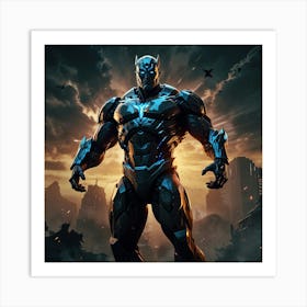 Black Panther 3 Art Print