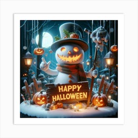 Happy Halloween 6 Art Print