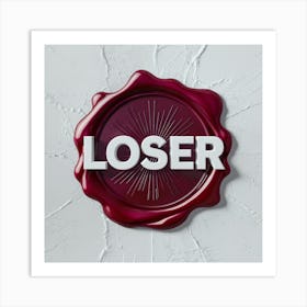 Loser Art Print