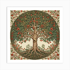 William Morris Floral Pattern Floral Reverie (5) Art Print