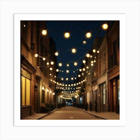 1000013752 Street lights Art Print