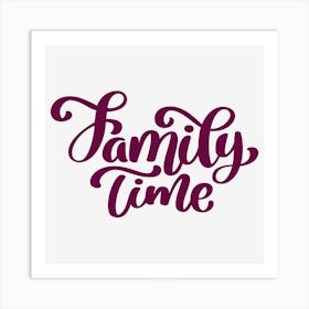 Family Time 1 Art Print