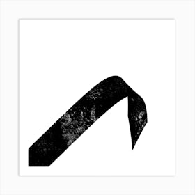 Black And White Arrow Art Print