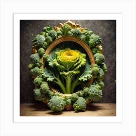 Flower In A Frame 1 Art Print