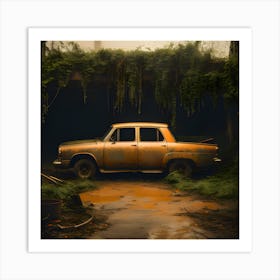 Abandoned Car 6 Art Print