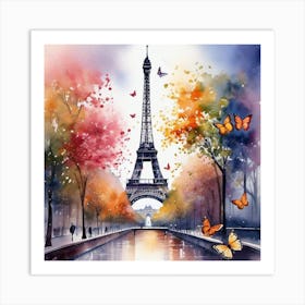 Paris Eiffel Tower 66 Art Print