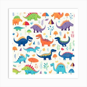 Dinosaurs Art Print