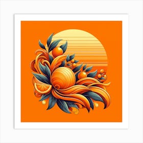 Oranges 1 Art Print