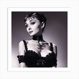 Audrey Hepburn Temptress Art Print