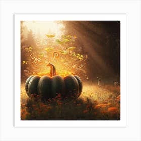 Pumpkin Life Art Print