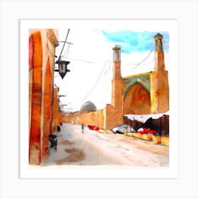 Iran Street Art Print