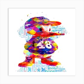 Donal Duck Art Print