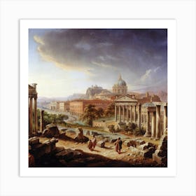 Roman Ruins Art Print