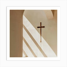 Cross Church Art Print