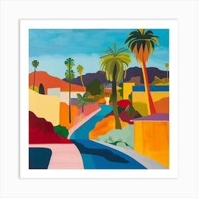 Abstract Park Collection Echo Park Los Angeles 1 Art Print