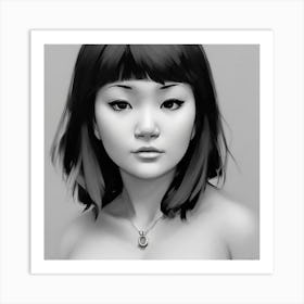 Asian Girl 1 Art Print