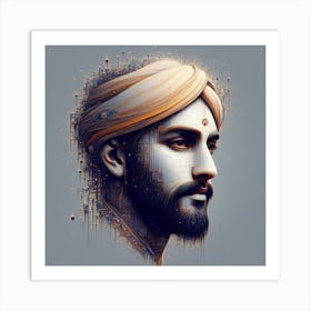 Man In A Turban Art Print