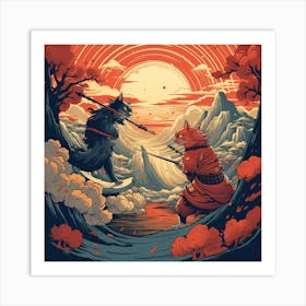 Samurai 1 Art Print