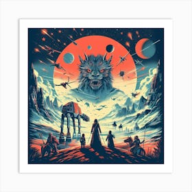 Star Wars The Force Awakens Art Print