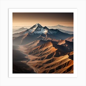 Monte Apeninos Art Print