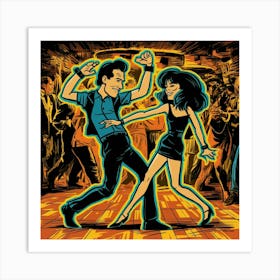 Pulp Fiction Dance Art Print