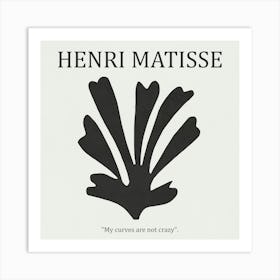 Black Leaf 01- Henri Matisse Art Print