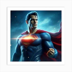 Superman Art Print