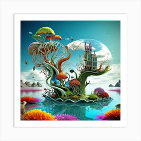 Fairytale Island Art Print