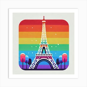 Eiffel Tower 3 Art Print