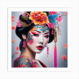 Geisha 177 Art Print