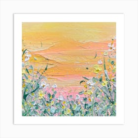 Pink Sky Sunset Art Print