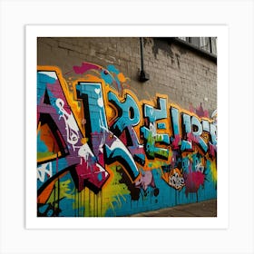 London Graffiti Art Print