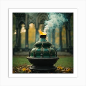 Incense Burner Art Print