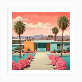 Palm Springs Art Print 1 2 Art Print