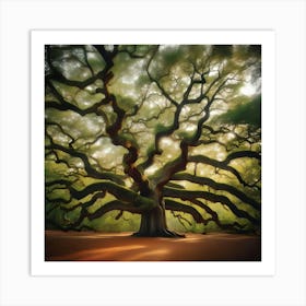 Angel Tree Art Print