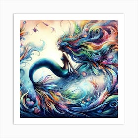 Mermaid Art Print