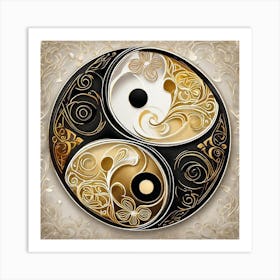 Yin Yang 4 Art Print