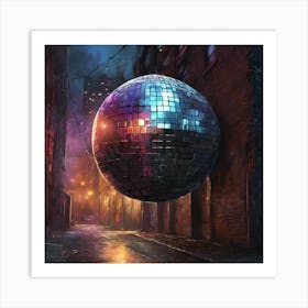 Disco Ball 40 Art Print