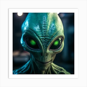 Alien Head 11 Art Print