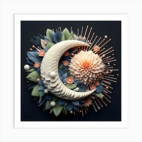 3d Paper Art 1 Art Print