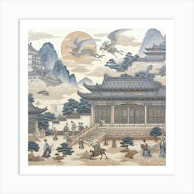 Chinese Landscape 2 Art Print