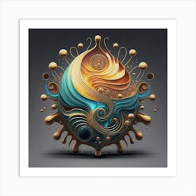 Yin Yang Art Print