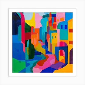 Abstract Travel Collection New Orleans Louisiana 2 Art Print