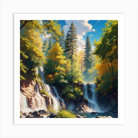 Waterfall 3 Art Print