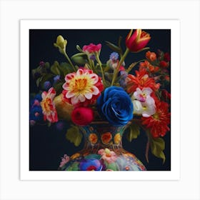 Flowers In A Vase Art Print