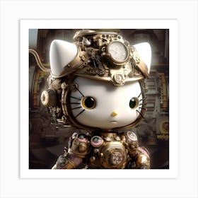 Hello Kitty Steampunk 6 Art Print