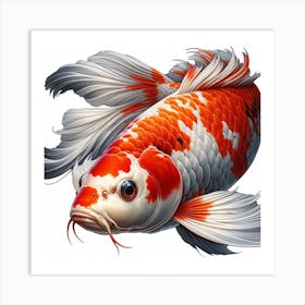 Fish of Koi Carp Art Print