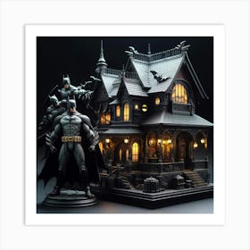 Batman House Art Print