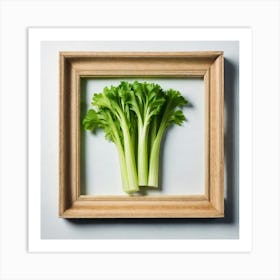 Celery In A Frame Art Print