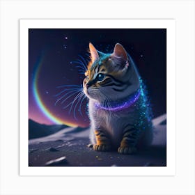 Cat Galaxy (134) Art Print